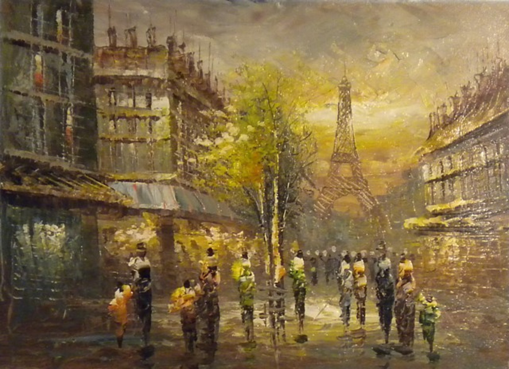 Quadro Torre Eiffel VII di Autore Sconosciuto Parigi, falso d'autore 30X40cm Paesaggi Quadro Torre Eiffel VII di Autore Sconosciuto Parigi, falso d'autore 30X40cm Paesaggi